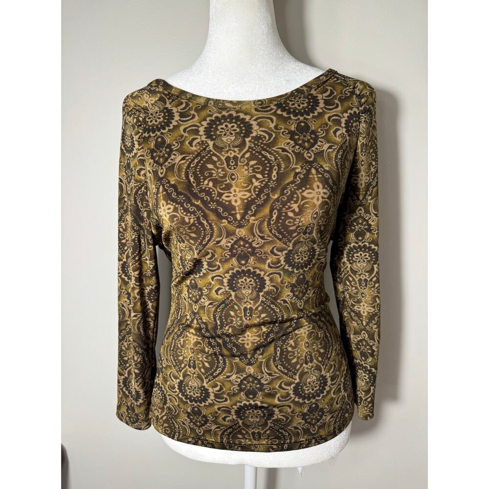 Vintage Y2K No Boundaries Whimsygoth Boho Fairy Top Size S